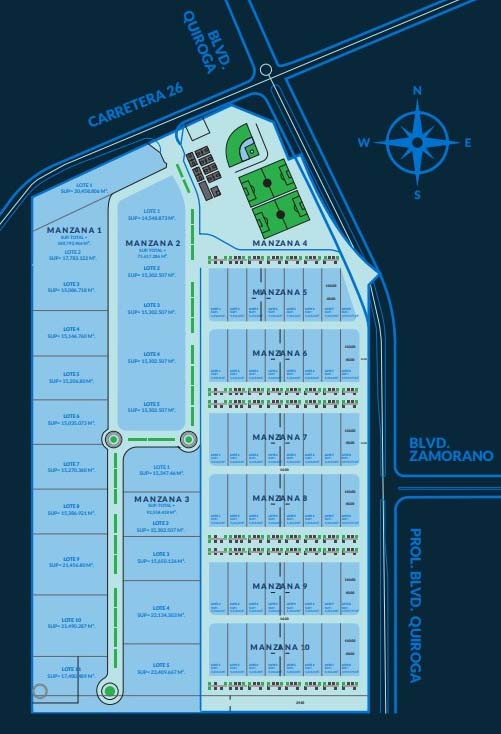 Park Layout Rio Sonora - Tetakawi