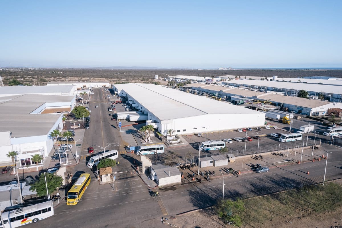 Internal roads, warehouses, and shuttle buses supporting logistics at a Manufacturing Campus in Mexico | Tetakawi
