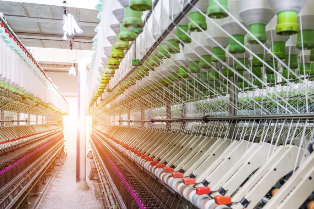 What is the textile manufacturing process