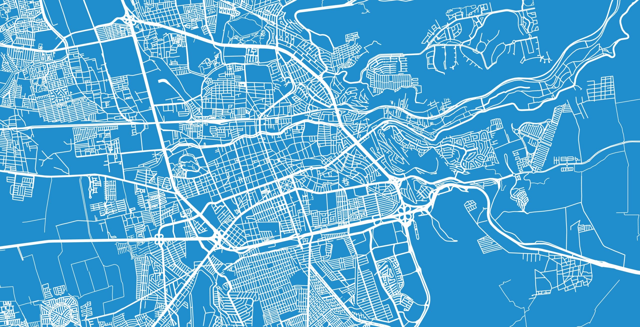 Map of Infrastructure in Queretaro, Mexico