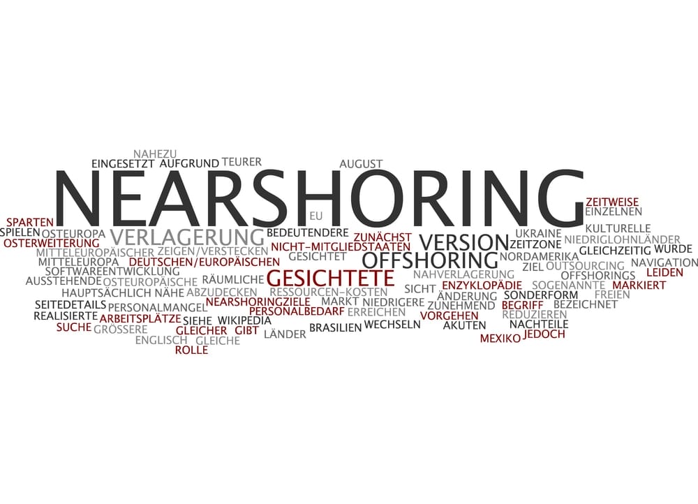 Word Cloud - Nearshoring Mexico