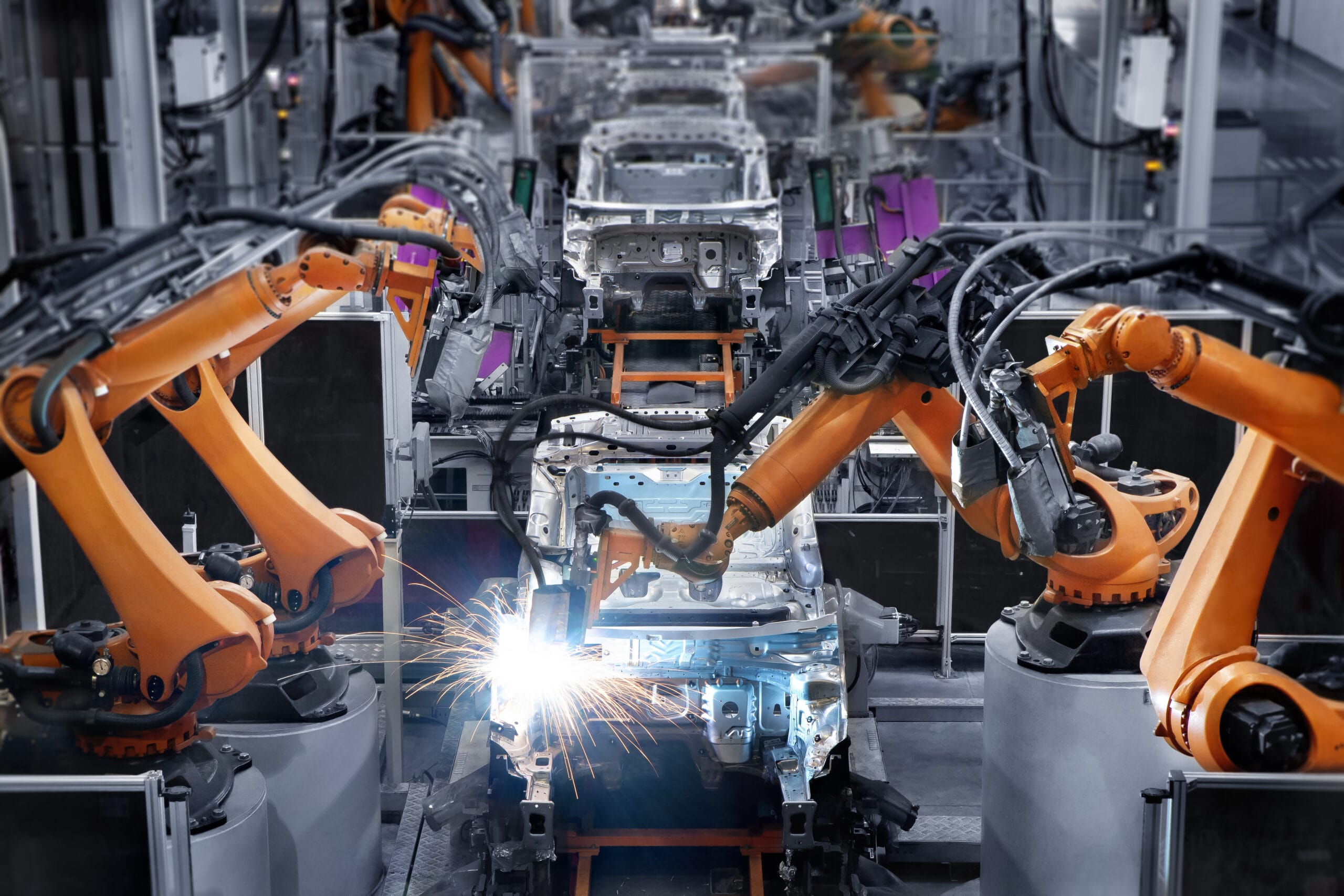 Automotive manufacturing plant in Monterrey, Nuevo Leon, Mexico