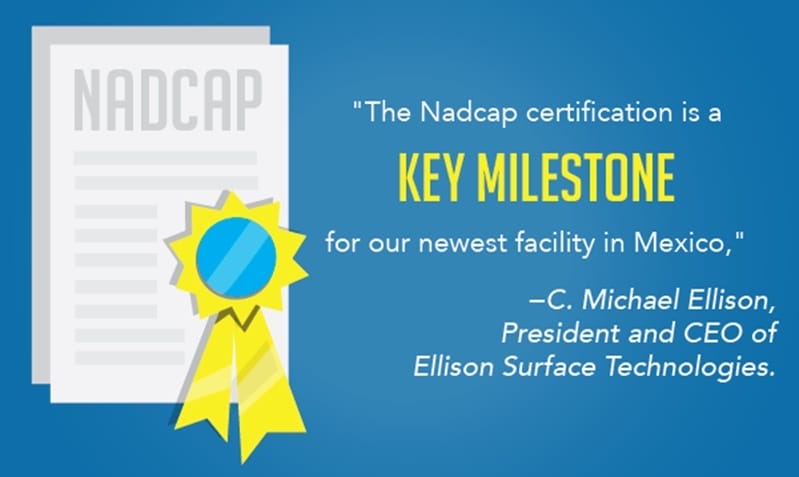 Ellison surface technologies achieves nadcap certification
