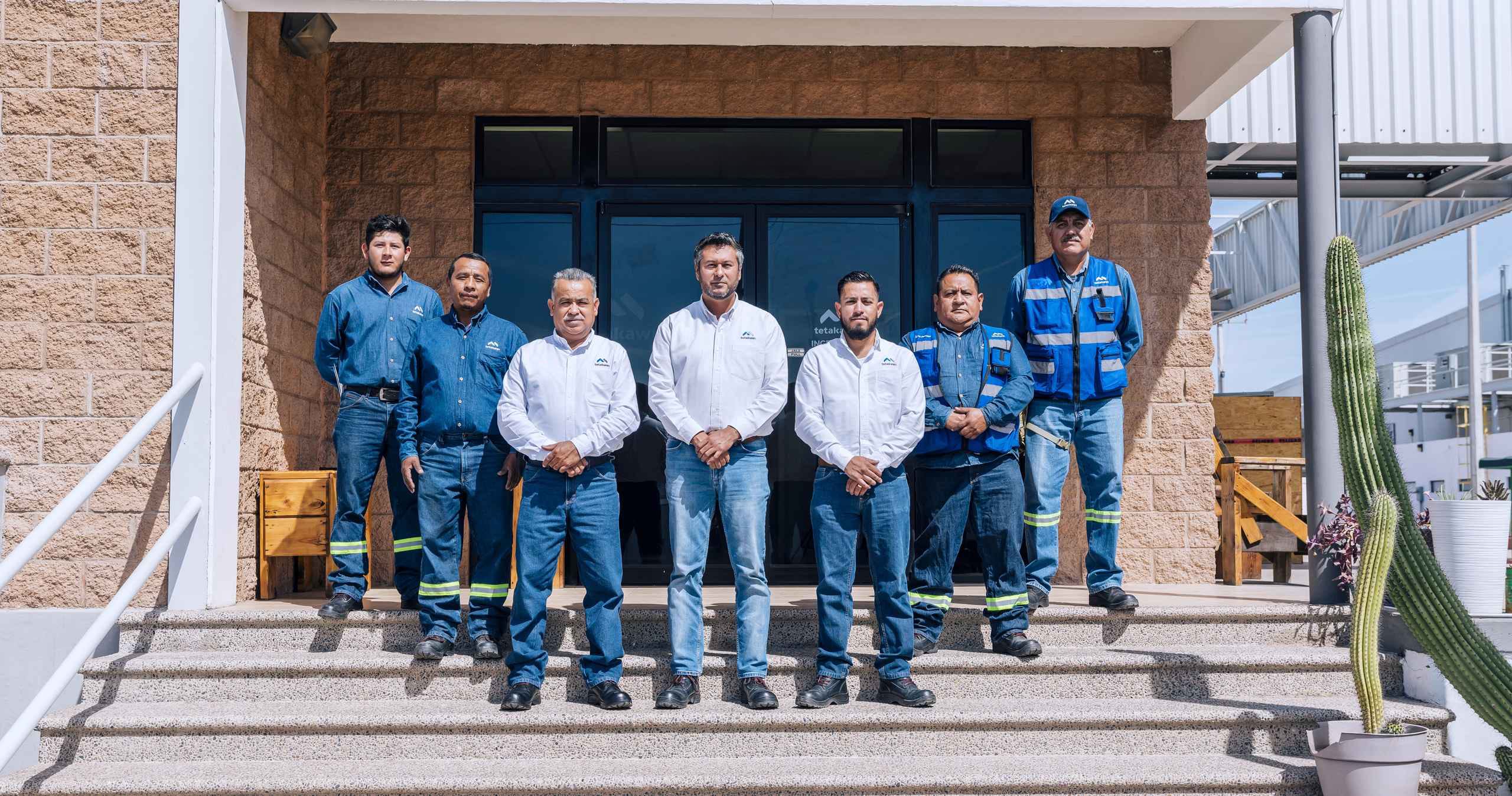 EHS and regulatory compliance team at a Tetakawi Campus in Mexico | Tetakawi