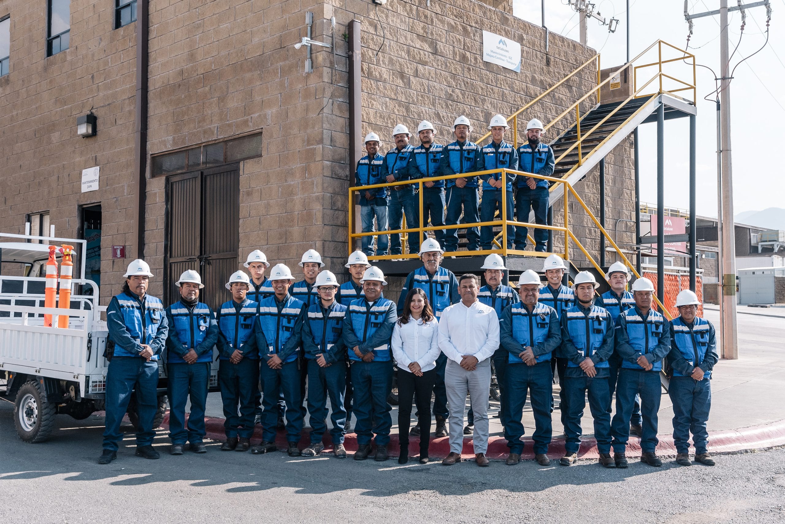Tetakawi maintenance and infrastructure team at the Zapa Manufacturing Campus | Tetakawi