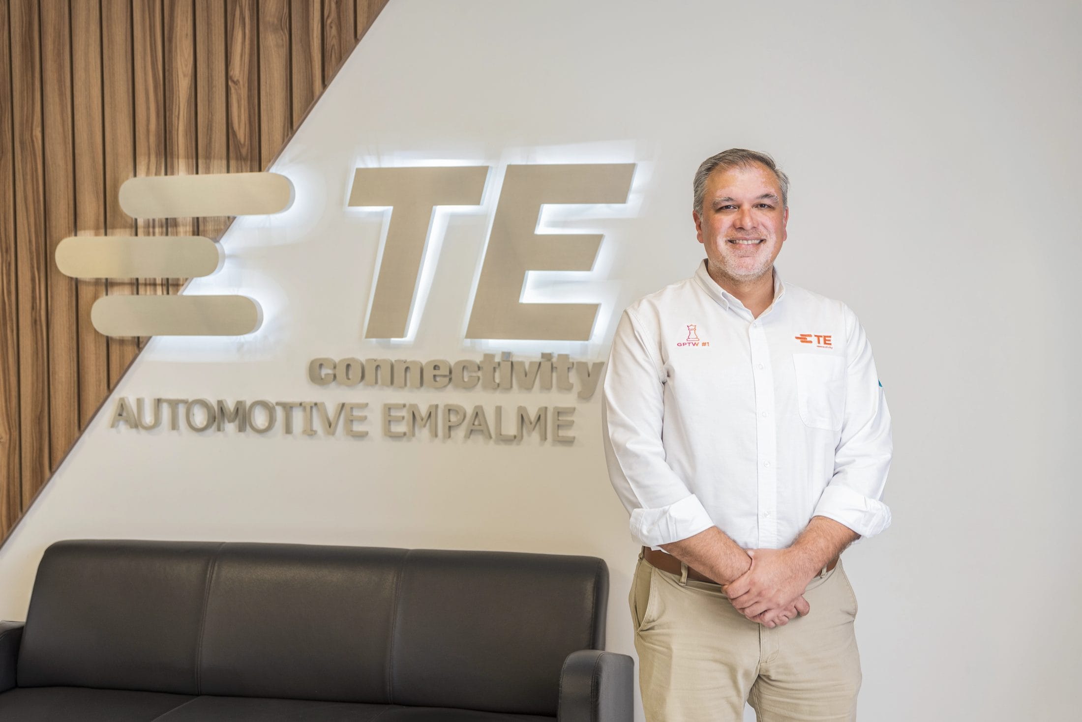 Ricardo Gomez, Director of Operations at TE Connectivity, at Tetakawi's Bella Vista Campus in Empalme | Tetakawi
