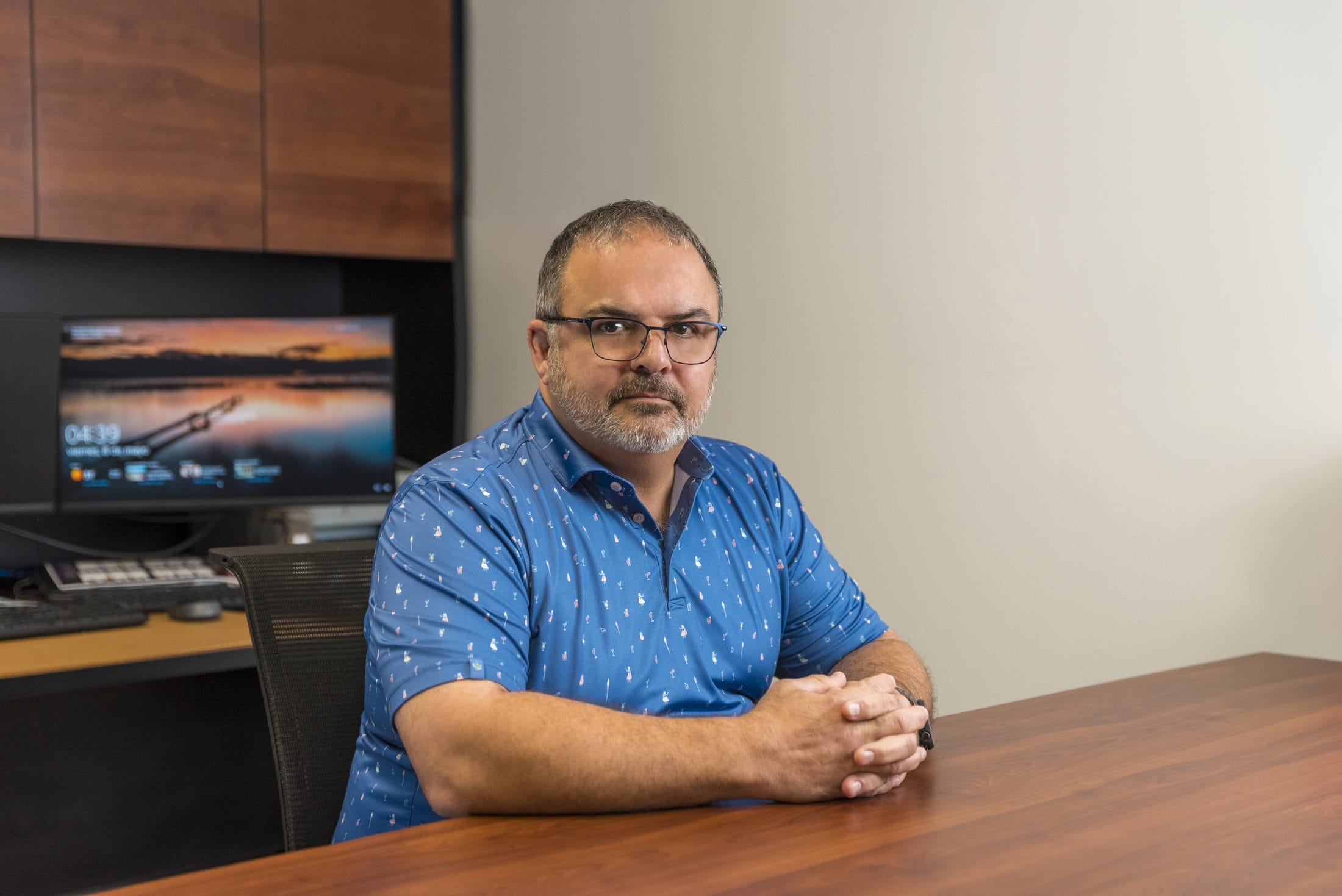 Brian Berich, Director of Operations at BAE Systems, at Tetakawi's Roca Fuerte Campus in Guaymas