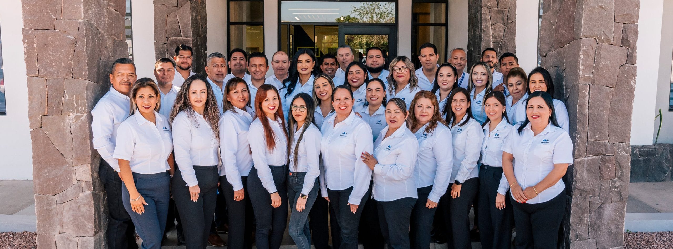 Tetakawi team members at the Bella Vista campus in Empalme, Sonora